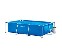 Intex Pack Piscina Rectangular Small Frame 300x200x75 cm 3834 litros + Depuradora Cartucho 2006 litros/Hora