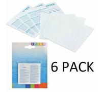 Intex Parches de Reparación -adhesivo Kit 6 Piezas Pool Colchón de Aire