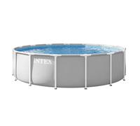Intex piscina desmontable redonda prism frame 4,5 metros con depuradora