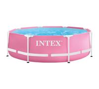 Intex piscina desmontable metal frame rosa ø244x76 cm - 2.843 l