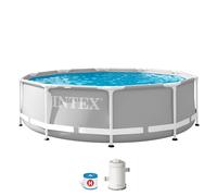 INTEX Piscina desmontable redonda Prism Frame 305x76 cm con depuradora