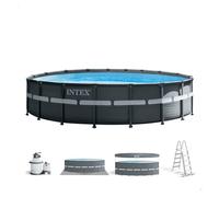 Intex piscina desmontable redonda ultra xtr 5 metros con depuradora y accesorios 549 cm