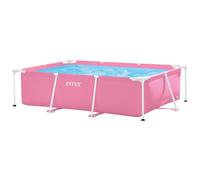 INTEX Piscina desmontable Small Frame rosa 220x150x60 cm - 1.662 l