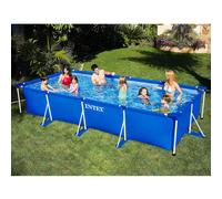 Intex Piscina Elevada Rectangular Con Estructura De Acero 450x220xh84cm 28273