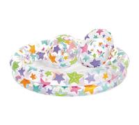 Intex Piscina, Flotador y Pelota Color con Accesorios, 122 x 25 cm, 150 litros (59460)