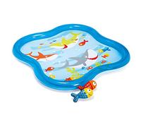 Intex - Piscina Hinchable he x agonal y rociador, 140 x 11 cm, 115 l (57126NP)