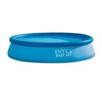 INTEX - Piscina hinchable redonda Easy Set de hasta 4 metros de diámetro, color azul, resistente y duradera, +6 años, diseño sencillo, fácil montaje en 10 min, piscinas hinchables, piscinas familiares