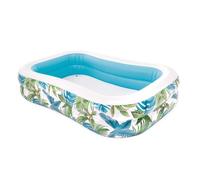 Intex Pools Piscina hinchable Tropical 229 x 152 x 48 cm 600 L estampado hojas estructura 3 anillos