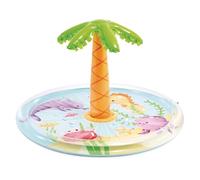 Intex Piscina Infantil Hinchable Spray Palmera, Ø173 x 104 cm, con rociador de Agua, Conexión a Manguera, Capacidad 166 L, Diseño Tropical, Vinilo Resistente, para niños +2 años (56433)