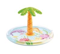 Intex Piscina Infantil Hinchable Spray Palmera, Ø173 x 104 cm, con rociador de Agua, Conexión a Manguera, Capacidad 166 L, Diseño Tropical, Vinilo Resistente, para niños +2 años (56433)