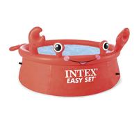 Intex Piscina Inflable Crab Easy Set 183X51H 880LT Juegos Jardín Niños