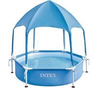INTEX Piscina Metal Frame Con Techo 183x38cm Piscina Para Niños 28209NP