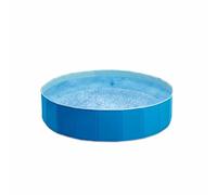 Intex Piscina Plegable Circular para Mascotas, Ø152x30 cm, Válvula de Vaciado, Materiales Resistentes, Plegado Compacto, Montaje Sencillo, Piscinas de Viaje, Accesorios Perros (55284)