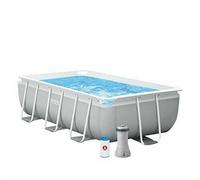 Intex Piscina Rectangular Desmontable Prism Frame con Depuradora y Escalera 300x175x80cm