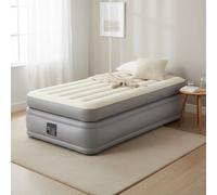 Intex PRIME COMFORT ELEVATED Colchón Inflable Con Cremallera Gris 99x191