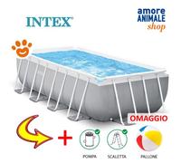 Piscina desmontable prism frame rectangular 4 metros con depuradora