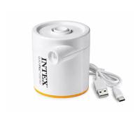INTEX QuickFill USB150 Mini Bomba de Aire Eléctrica USB-C | Inflador y Desinflador Portátil 150 L/min | Bomba para Colchones Hinchables, Flotadores, Piscinas y Juguetes Inflables