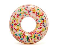Flotador redondo donut hinchable intex impresión fotorrealista 99 cm