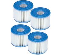 Intex S1 - Lote de cartuchos para filtro de piscina (4 unidades)
