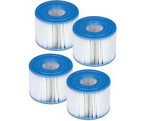 Intex S1 - Lote de cartuchos para filtro de piscina (4 unidades)