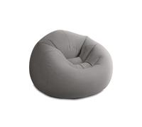INTEX Sillón Saco Hinchable Vinilo 107x104x69cm Gris 68579NP