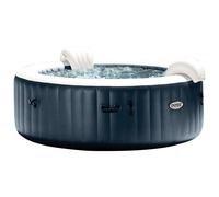 INTEX - Spa hinchable circular, 6 personas, Ø216x71, calentador hasta 40ºC, 170 salidas de burbujas, suelo térmico, depuradora filtro S1, accesorios incluidos
