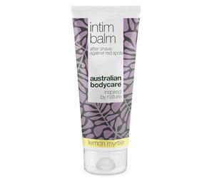 Intim Balm Australian Bodycare 100 ml | Tea Tree Oil + Lemon Myrtle | Bálsamo para después del afeitado íntimo, tratamiento para vellos encarnados, sarpullido y rozaduras del afeitado