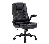 IntimaTe WM Heart Silla Escritorio, Silla Oficina Ergonomica con Apoyabrazos Abatibles, Respaldo Alto y Cojín Engrosado, Sillon Oficina Juvenil para Escritorio y Ordenador, Negro