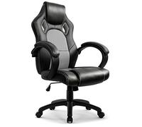 IntimaTe WM Heart Silla Gaming Ergonómica Silla Gamer Silla de Oficina Regulable Altura Silla de Escritorio Silla para Juegos Silla de Cuero para Oficina Hogar y Gaming Silla para computadora Gris