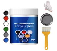 Intimatecy - Convertidor de óxido para metal, pintura metálica antioxidante industrial a base de agua con pincel (gris)