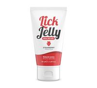 INTIMATELINE | Lick Jelly Gel Lubricante Comestible Fresa 50 ml | A base de agua, no graso y que no mancha