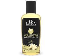 INTIMATELINE | Voluptas Vainilla - Gel de Masaje Comestible, Gel Estimulante con Efecto Cálido para Todo el Cuerpo, Acción Hidratante y Suavizante, Sabor Vainilla, 100ml