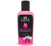 INTIMATELINE LUXURIA Voluptas Gel Comestible Efecto Calor Cereza 100 ML - Gel Hidratante Con Sabor Delicioso Para Momentos Especiales