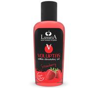 INTIMATELINE Luxuria Voluptas Gel Comestible Efecto Calor Fresa 100 ML - Gel Estimulante Hidratante Con Sabor Delicioso