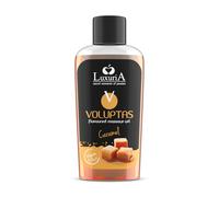 INTIMATELINE | Voluptas Caramel Gel de Masaje Comestible 100ml | Gel estimulante con efecto cálido, hidratante y suavizante, sabor Caramelo