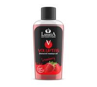 INTIMATELINE | Voluptas Fresa Gel de Masaje Comestible 100ml | Gel estimulante con efecto cálido, hidratante y suavizante, sabor Fresa