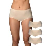 Intimidea - 3 culotes para Mujer Culotte Basic Color y Talla a Elegir (L/XL, Skin)