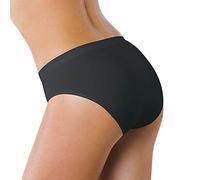 Intimidea Slip Midi Microfibra Mujer (6 unidades), Negro , L-XL