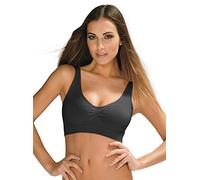 Intimidea Sujetador Moldeador Extracómodo con Efecto Push-Up Natural (Negro, S/M)