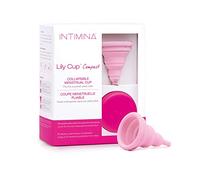 INTIMINA Lily Cup Compact Talla A: Copa Menstrual Pequeña con Diseño Compacto Plegable para Fujo Ligero o Medio. Una de las Mejores Copas Menstruales