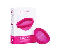 INTIMINA Ziggy Cup 2: Disco Menstrual Ultrafino Reutilizable con Diseño Extraplano, Copa Menstrual Reutilizable, (Tamaño B)