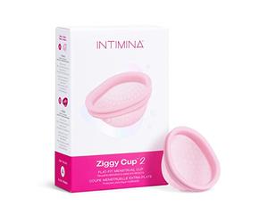 INTIMINA Ziggy Cup 2: Disco Menstrual Ultrafino Reutilizable con Diseño Extraplano, Copa Menstrual Reutilizable, (Tamaño A)