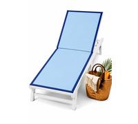 Intimitaly Sommaruga Toalla de Playa de Microfibra 90x180 cm, Secado Rápido, Antiarena, Bicolor con Borde en Contraste, Ligera, para Mar, Piscina y Viaje (CELESTE-AZUL)