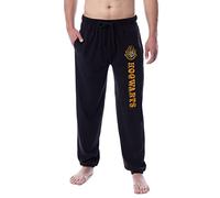 INTIMO Harry Potter Mens' Hogwarts All Houses Sleep Jogger Pajama Pants (Hogwarts, Large)