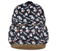 INTIMO Peanuts Joe Cool Snoopy Mochila - Diseño por todo el mundo para la escuela o viajes con parte inferior de piel sintética