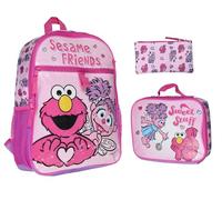 Intimo Sesame Street Friends Elmo Abby Cadabby - Mochila de 3 Piezas