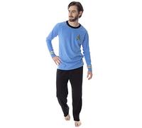 INTIMO Star Trek Original Series Men's Uniform Costume Sleepwear Pajama Set (Spock, 2X