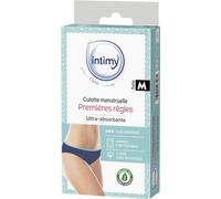 Intimy Care - Primera braga de reglas - Muy absorbente - Braga Menstrual 95% Algodón Orgánico - Lavable y Reutilizable - Talla M