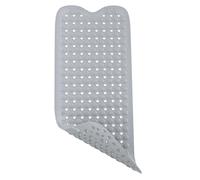 Intirilife Alfombra de baño Antideslizante en Gris - Piel Sensible Libre de bpa Resistente al Moho Lavable a máquina Alfombra de Ducha