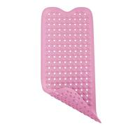 Intirilife Alfombra de baño Antideslizante en Rosa - Piel Sensible Libre de bpa Resistente al Moho Lavable a máquina Alfombra de Ducha